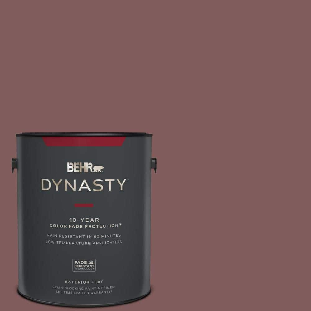 BEHR DYNASTY 1 gal. #140F-6 Book Binder Flat Exterior Stain-Blocking Paint & Primer