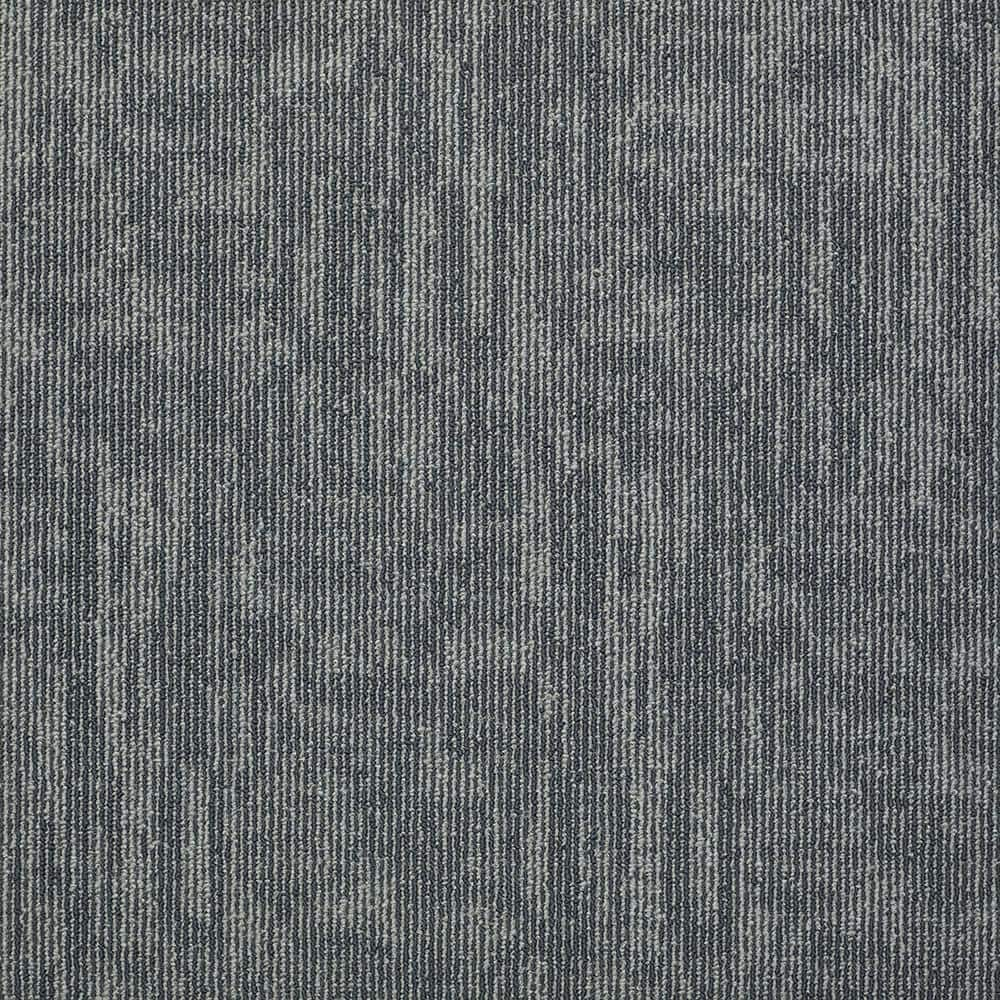 Shaw Graphix Gray Residential 24 in. x 24 Glue-Down Carpet Tile (12 Tiles/Case) 48 sq. ft.