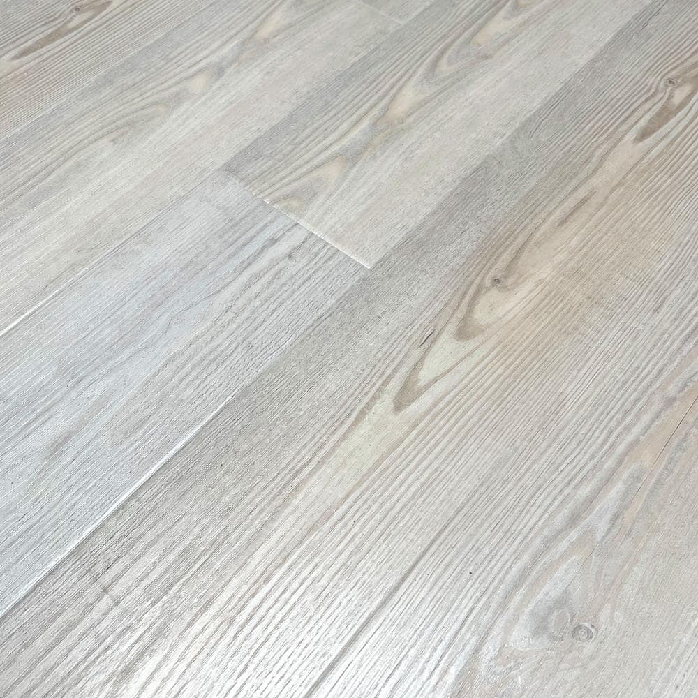 Dekorman Perfection Skyline Pine 20 MIL x 7.13" W x 49 in. L Click Lock U-Groove Waterproof Luxury Vinyl Plank (19.4 sq. ft./box)