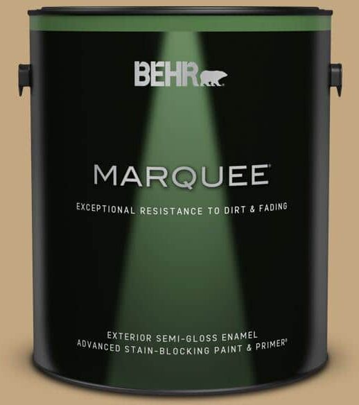 BEHR MARQUEE 1 gal. #N290-5 Pocket Watch Semi-Gloss Enamel Exterior Paint & Primer