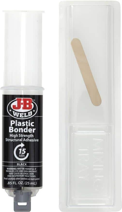 J-B Weld 0.85 oz. Plastic Bonder Black Adhesive (Case of 6 )