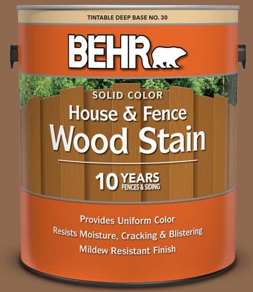 BEHR 1 gal. #N250-6 Split Rail Solid Color House and Fence Exterior Wood Stain