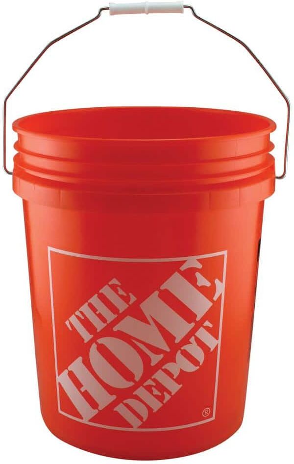 The Home Depot 5 gal. HD Bucket in Orange (Pack 300)