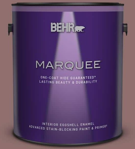 BEHR MARQUEE 1 gal. #MQ1-47 Touch of Class One-Coat Hide Eggshell Enamel Interior Paint & Primer