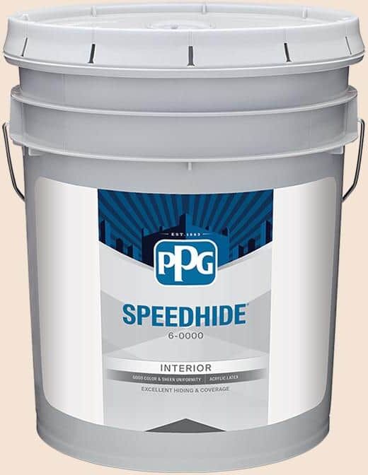 SPEEDHIDE 5 gal. PPG1200-1 China Doll Eggshell Interior Paint