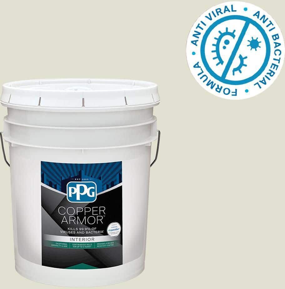 COPPER ARMOR 5 gal. PPG1123-3 Wild Wheat Semi-Gloss Interior Paint