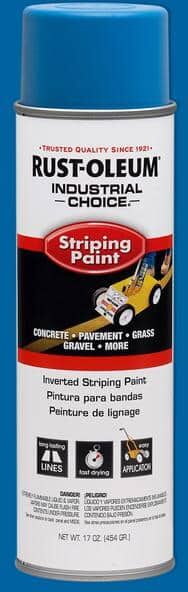 Rust-Oleum Industrial Choice 17 oz. S1600 System Dark Blue Inverted Striping Spray Paint (6-Pack)