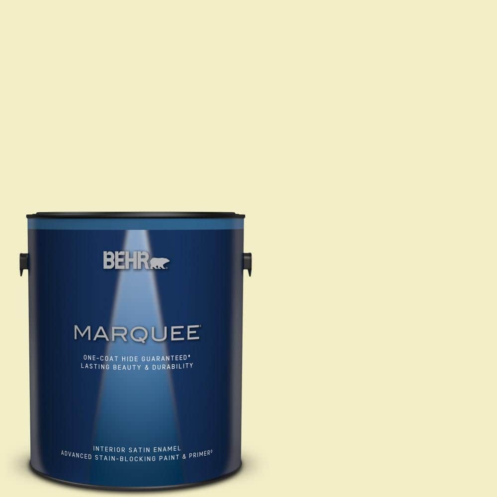 BEHR MARQUEE 1 gal. #400C-2 Home Song Satin Enamel Interior Paint & Primer