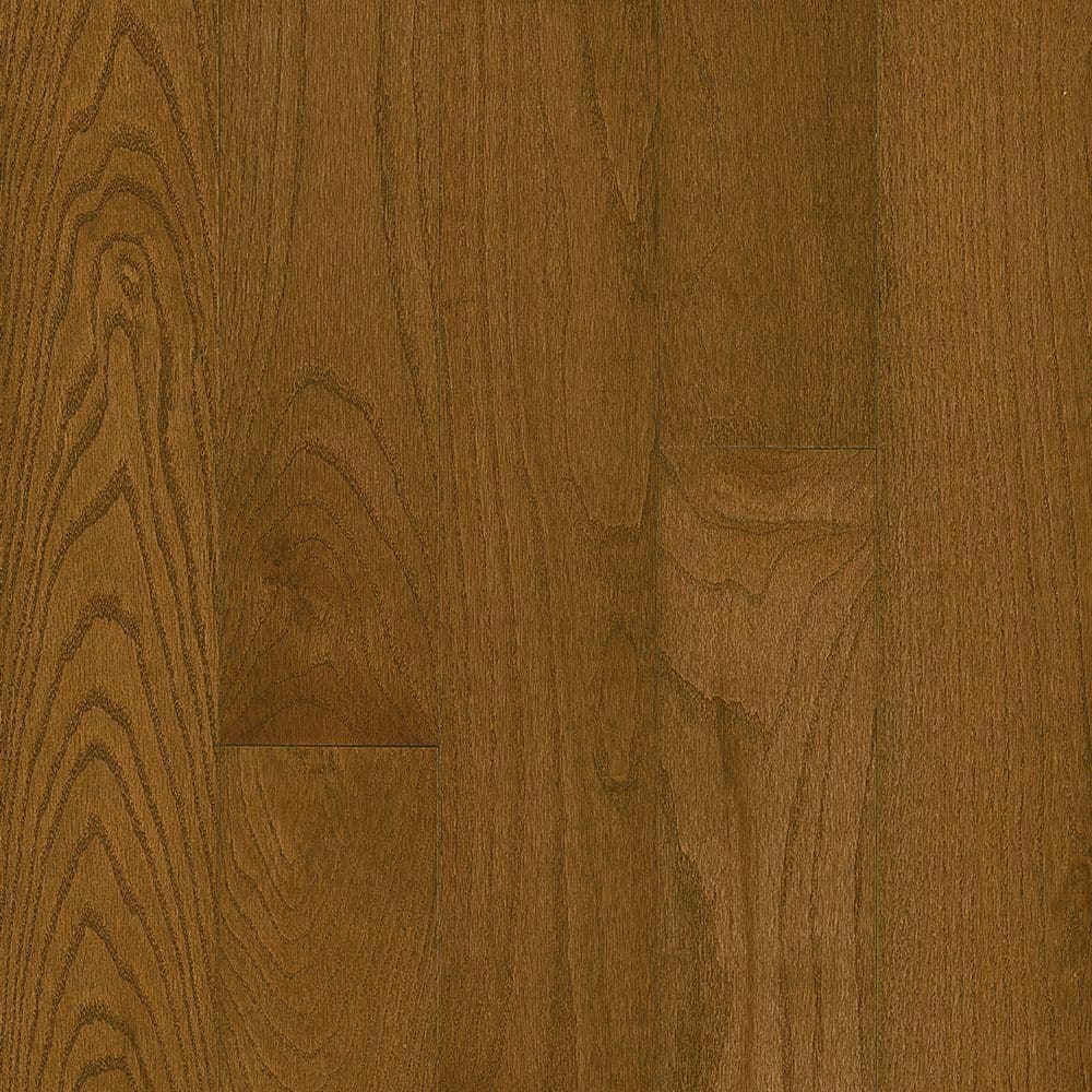 Bruce Plano Low Gloss Saddle 3/4 in. Thick x 4 in. Wide x Varying Length Solid Hardwood Flooring (18.5 sqft/case)