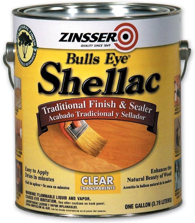 Zinsser 1 gal. Clear Shellac Traditional Finish and Sealer (Case of 2)