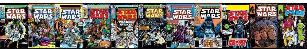 RoomMates Multi-Colored Star Wars Classic Comic Books Peel and Stick Wallpaper Border