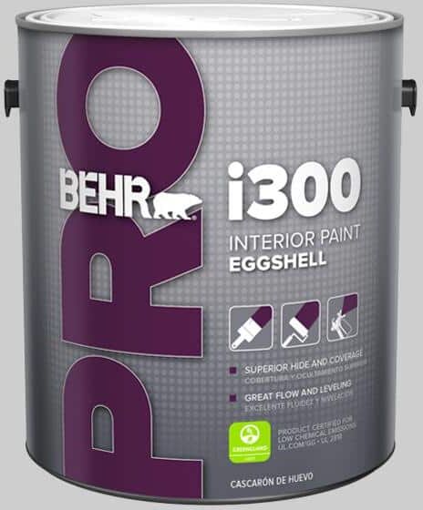 BEHR PRO 1 gal. #770E-2 Silver Screen color Eggshell Interior Paint