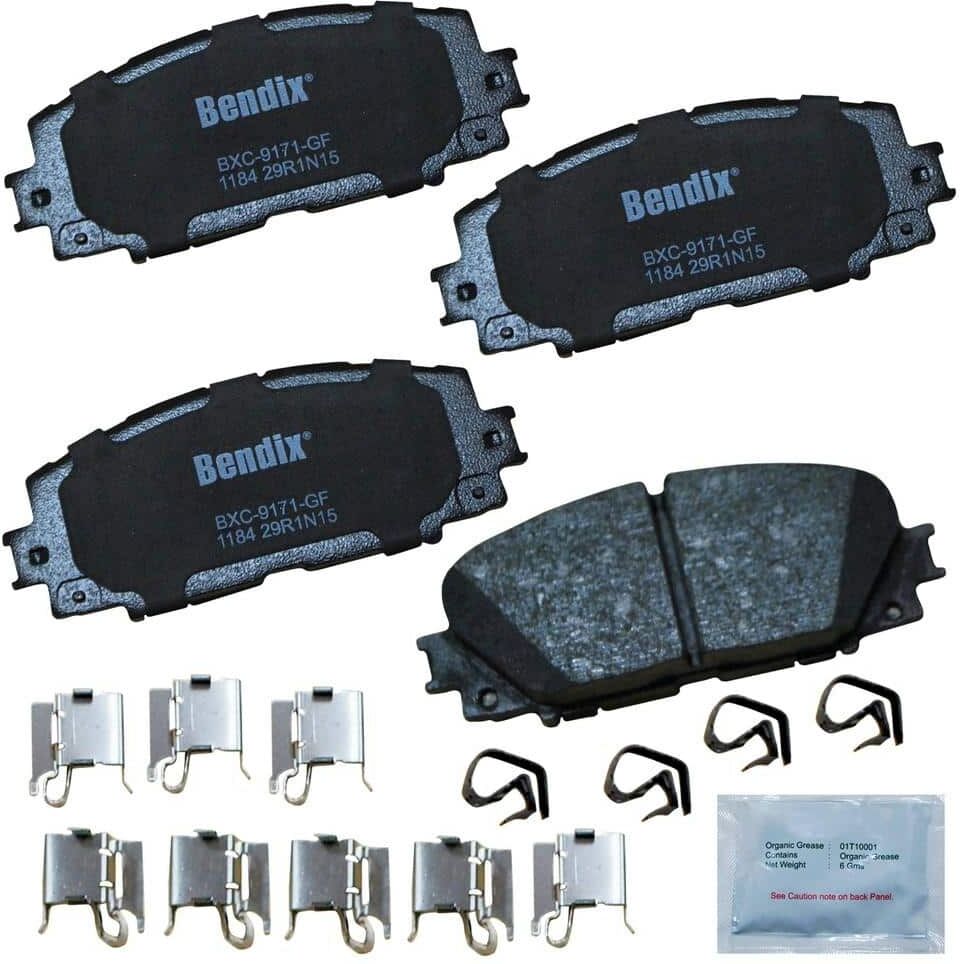 Bendix Premium Copper Free Disc Brake Pad Set 2004-2005 Mercedes-Benz C230 1.8L