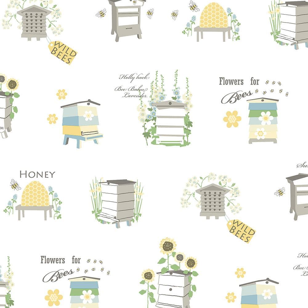 Norwall Bee Hive Vinyl Strippable Roll Wallpaper (Covers 56 sq. ft.)