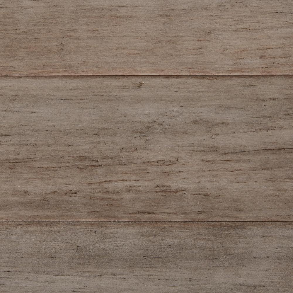 Home Decorators Collection Hand Scraped Strand Woven Earl Grey 3/8 in. T x 5-1/8 in. W x 36 in. L Engineered Click Bamboo Flooring