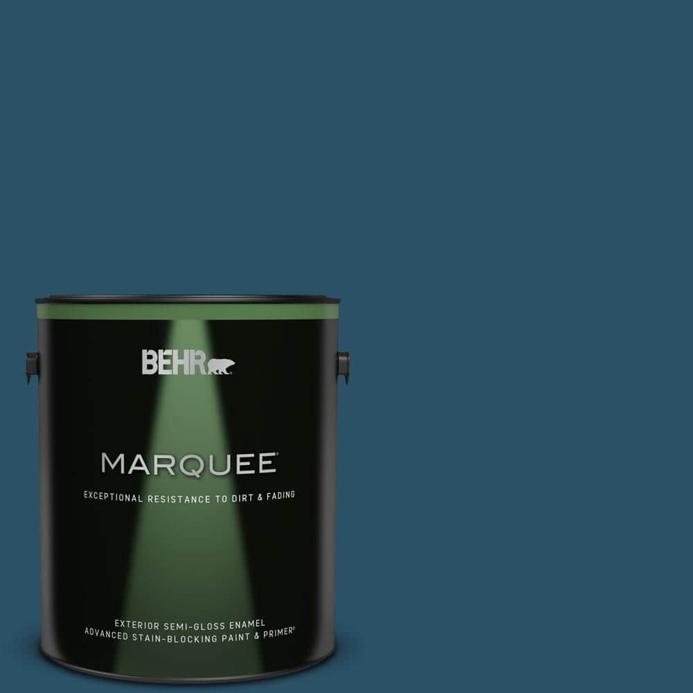 BEHR MARQUEE 1 gal. #560D-7 Planetarium Semi-Gloss Enamel Exterior Paint & Primer