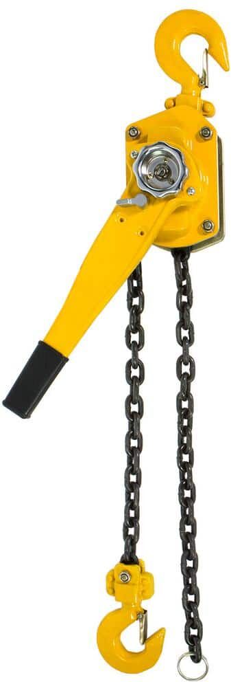 XtremepowerUS 3-Ton Steel Block Chain Lever Hoist Puller Lifter 5 ft.