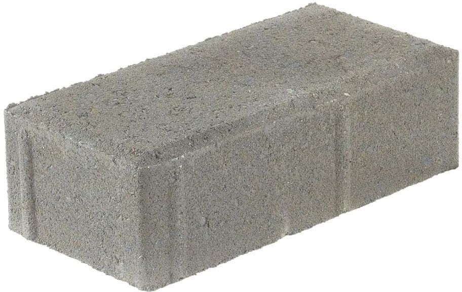 Pavestone Holland 7.87 in. L x 3.94 in. W x 2.36 in. H 60 mm Antique Grey Concrete Paver(480 pcs/103 sq. ft./Pallet)