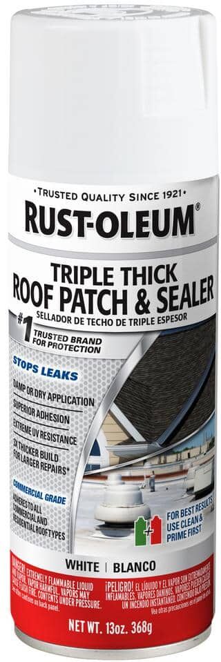 Rust-Oleum 13 oz. White Triple Thick Roof Patch & Sealer (6 Pack)