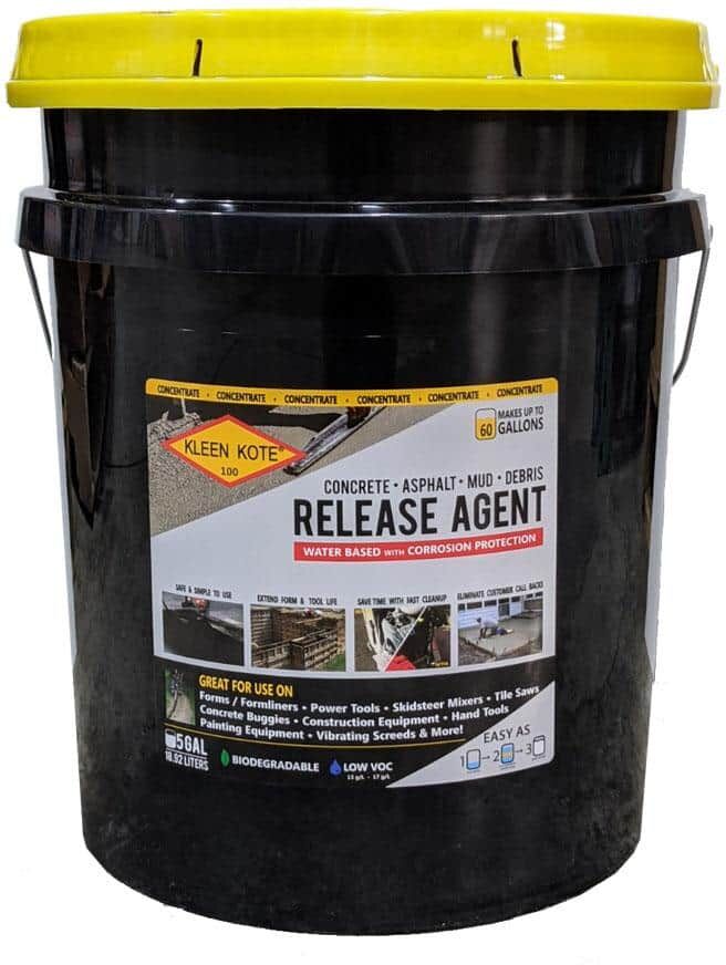 Kleen Kote 5 Gal. Water Based Industrial Concrete Release and Anti-Corrosion Coating Concentrate