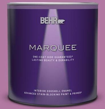 BEHR MARQUEE 1 qt. Home Decorators Collection #HDC-SP16-11 Cactus Flower Eggshell Enamel Interior Paint & Primer