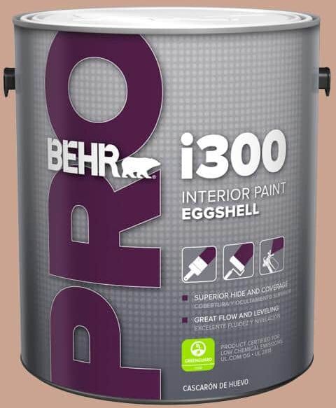 BEHR PRO 1 gal. #220F-4 Sombrero Tan Eggshell Interior Paint