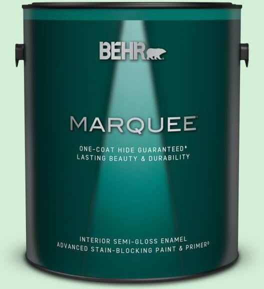 BEHR MARQUEE 1 gal. #P400-2 End of the Rainbow Semi-Gloss Enamel Interior Paint & Primer