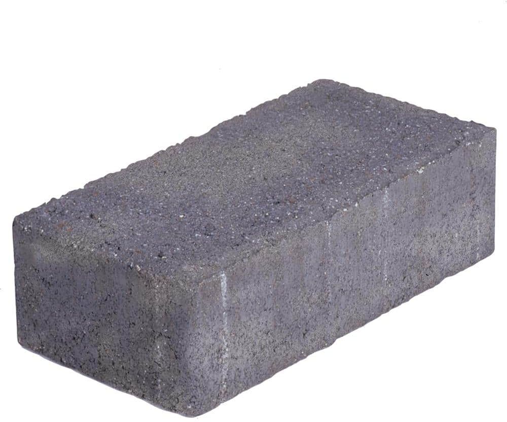 Pavestone Holland 7.87 in. L x 3.94 in. W x 2.36 in. H 60 mm Charcoal Blend Concrete Paver (480-Pieces/ 103 sq. ft./ Pallet)