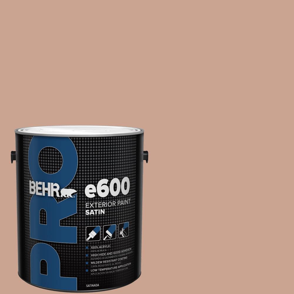 BEHR PRO 1 gal. #220F-4 Sombrero Tan Satin Exterior Paint