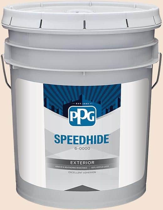 SPEEDHIDE 5 gal. PPG1200-1 China Doll Satin Exterior Paint