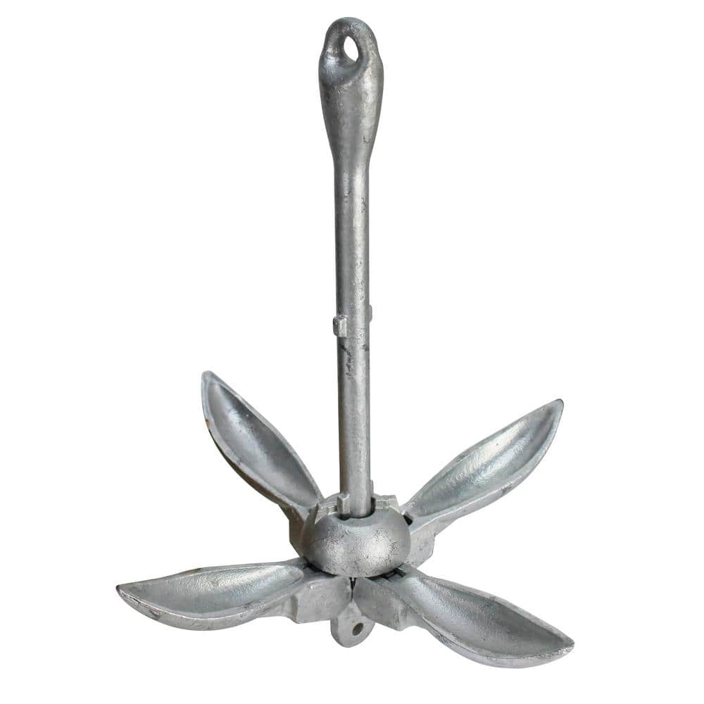 Extreme Max BoatTector Galvanized Folding/Grapnel Anchor - 5.5 lbs.