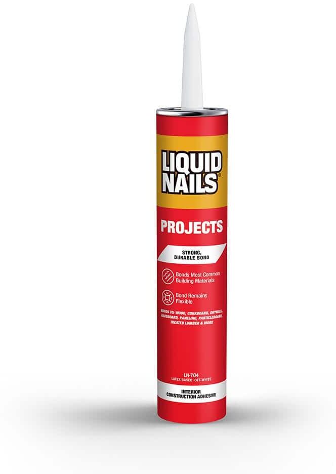 Liquid Nails Projects 10 oz. Tan Latex Interior Construction Adhesive (24-Pack)