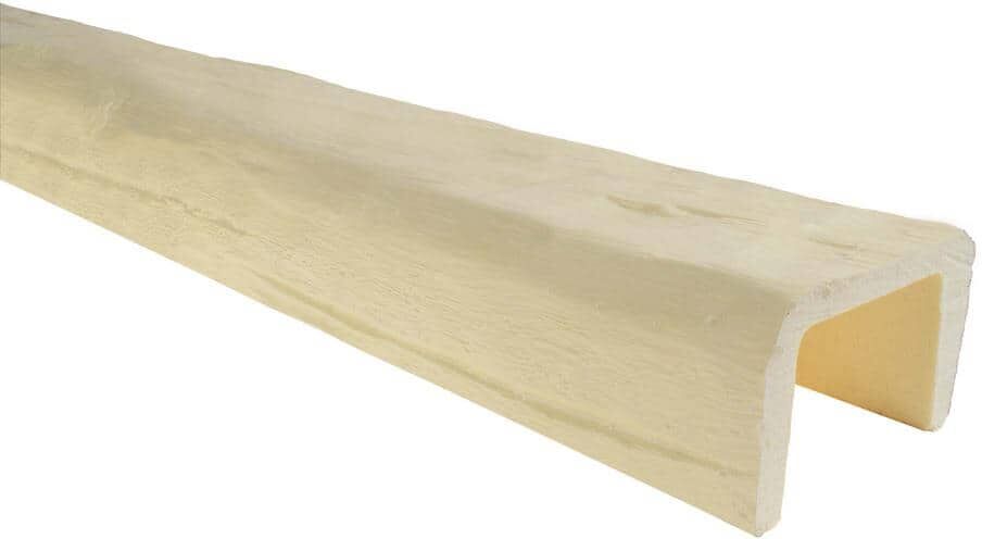 American Pro Decor 3-15/16 in. x 5-7/8 in. x 15.5 ft. Unfinished Vintage Faux Wood Beam