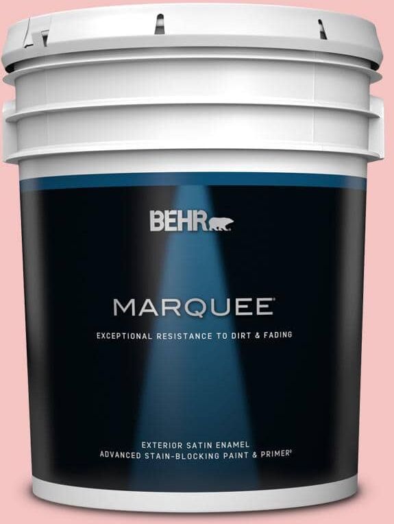 BEHR MARQUEE 5 gal. #140C-2 My Fair Lady Satin Enamel Exterior Paint & Primer