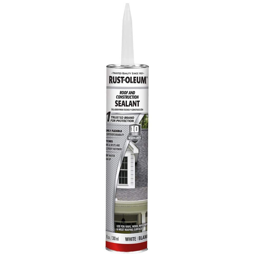 Rust-Oleum 10.1 oz. 10-Year White Roof and Construction Sealant (12-Pack)