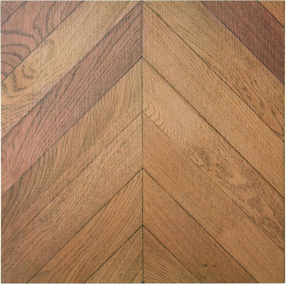 Art3d Wood Look Brown 12 in. x 12 in. Water Resistant Peel and Stick Vinyl Floor Tile for Kitchen Bedroom (30 sq. ft./Case)