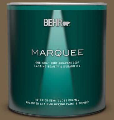 BEHR MARQUEE 1 qt. #700D-7 South Kingston Semi-Gloss Enamel Interior Paint & Primer