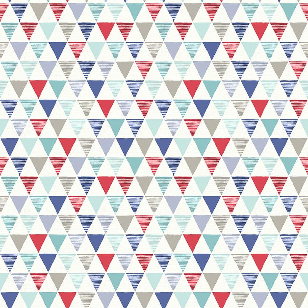 Arthouse Jester Red/Blue Paper Strippable Wallpaper (Covers 57.26 sq. ft.)