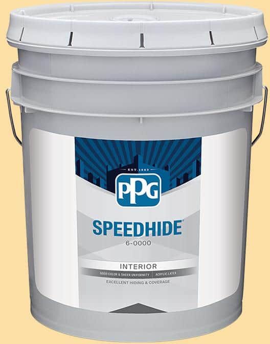 SPEEDHIDE 5 gal. PPG1205-4 Honey Bee Satin Interior Paint