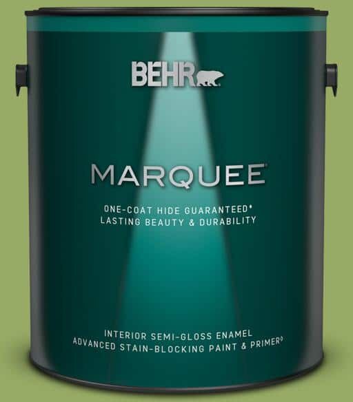 BEHR MARQUEE 1 gal. #420D-5 Herbal Garden Semi-Gloss Enamel Interior Paint & Primer