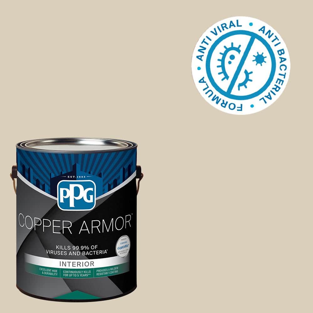COPPER ARMOR 1 gal. PPG1097-3 Toasted Almond Semi-Gloss Interior