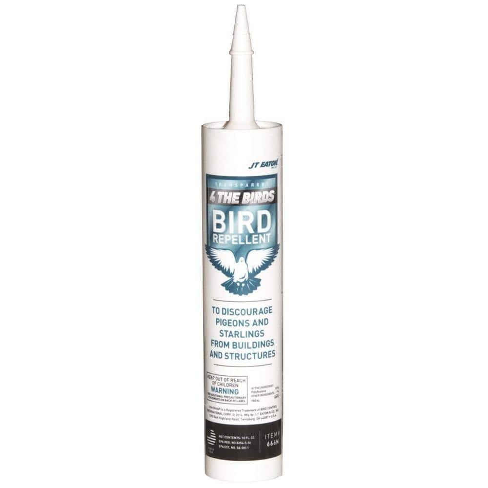 JT Eaton 10 oz. 4 the Birds Bird Repellent Gel Tube (12-Pack)