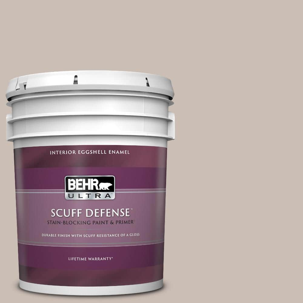 BEHR ULTRA 5 gal. #N180-3 Race Track Extra Durable Eggshell Enamel Interior Paint & Primer