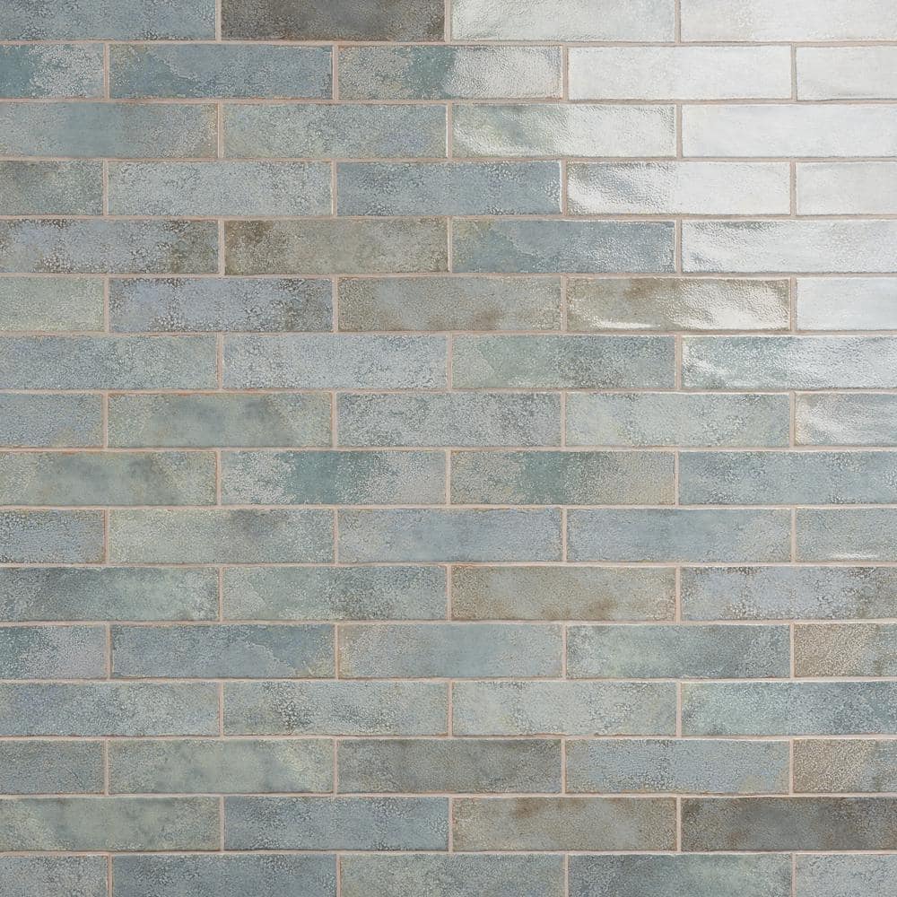 Ivy Hill Tile Mandalay Green 2.95 in. x 11.81 in. Polished Ceramic Wall Tile (5.38 sq. ft./Case)
