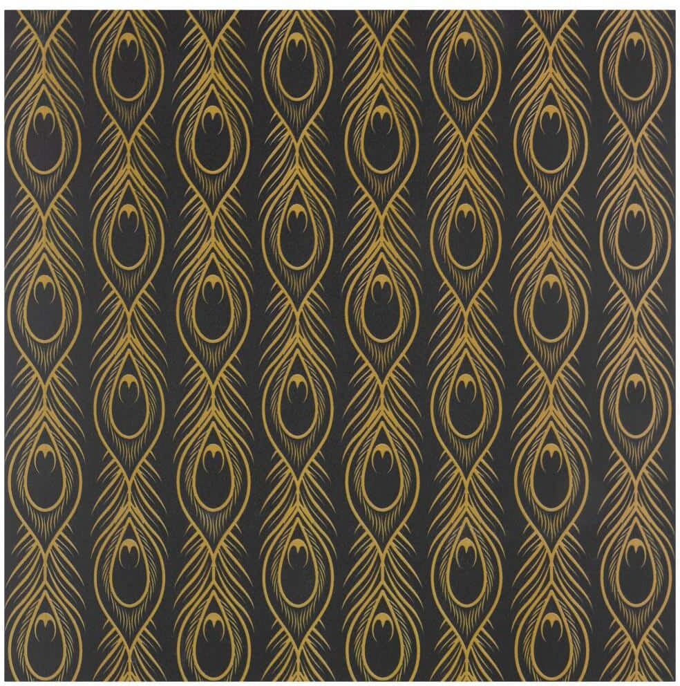 Merola Tile Art Deco Daiquiri Black 11-3/4 in. x 11-3/4 in. Porcelain Floor and Wall Tile (12.74 sq. ft./Case)