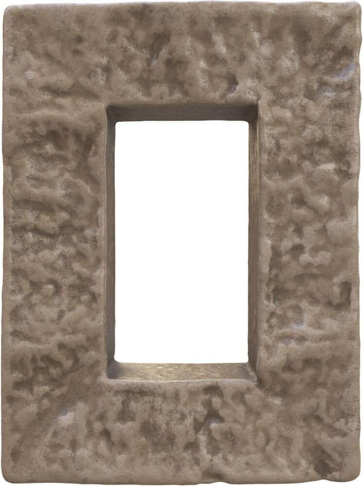 Ekena Millwork 4 in. W x 3 in. D x 7-7/8 in. H Universal Electrical Cover for StoneWall Faux Stone Siding Panels in Soft Ash