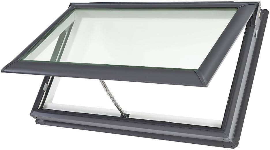 VELUX 44-1/4 x 26-7/8 in. Fresh Air Venting Deck-Mount Skylight with Laminated Low-E3 Glass