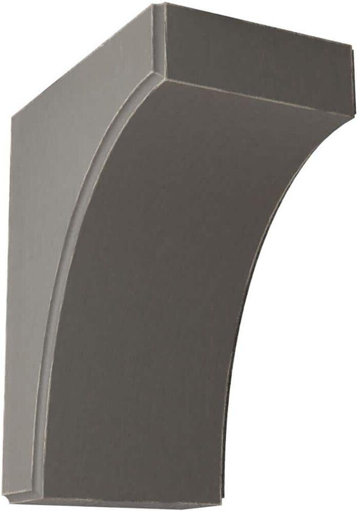 Ekena Millwork 5-1/4 in. x 10 in. x 8 in. Reclaimed Grey Clarksville Wood Vintage Decor Bracket