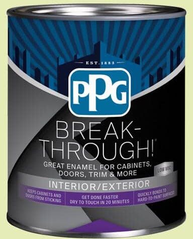 Break-Through! 1 qt. PPG1220-3 Lots Of Bubbles Semi-Gloss Door, Trim & Cabinet Paint