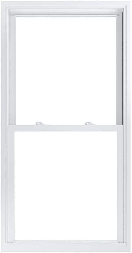 American Craftsman 31.75 in. x 61.25 in. 70 Pro Series Low-E Argon Glass Double Hung White Vinyl Replacement Window, Screen Incl